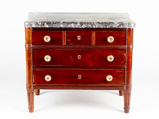 French directoire miniature model commode