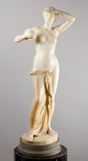Jean-Baptiste Auguste Clésinger (1814-1883)-attributed, Alabaster sculpture