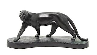 A French Bronze Sculpture, Length 18 1/4 inches.