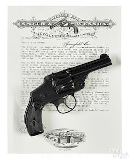 Smith & Wesson safety hammerless revolver
