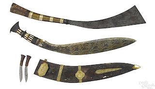 Large khukuri knife