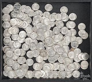 US pre-1964 Roosevelt dimes, 15.8 ozt.