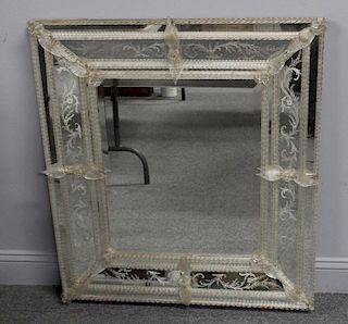 Fine Quality Antique Venetian Mirror.