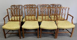 8 Antique Mahogany Dining Chairs.