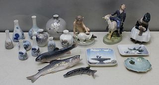 Grouping of Royal Copenhagen Porcelain Figures and