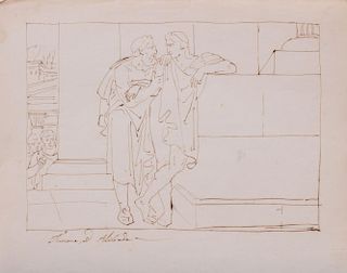 ATTRIBUTED TO BARTOLOMEO PINELLI (1781-1835): A GROUP OF TWENTY-NINE SKETCHES