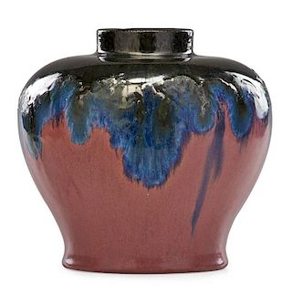 FULPER Vase, flambé glaze