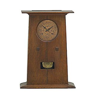 P. HANSEN; L. & J.G. STICKLEY Mantle clock