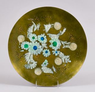 ENAMEL DECORATED CHARGER