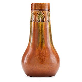 ROOKWOOD Incised Mat vase