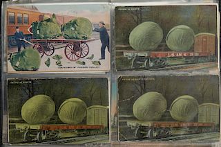 COLLECTION OF TRADE CARDS, ADVERTISING AND POSTCARDS