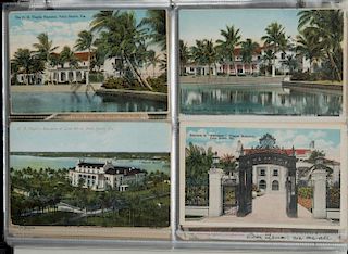 COLLECTION OF POSTCARDS RELATED TO PALM BEACH AND NEWPORT