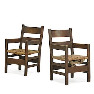 GUSTAV STICKLEY Pair of Thornden chairs
