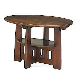 LIMBERT Double oval library table