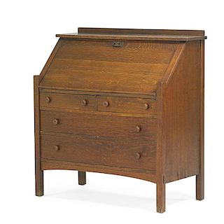 L. & J.G. STICKLEY Two-over-two desk