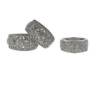 14k Gold Diamond Earrings Ring Set