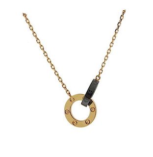 Cartier Love 18k Gold Diamond Necklace