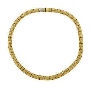 Roberto Coin Appassionata 18K Gold Diamond Necklace