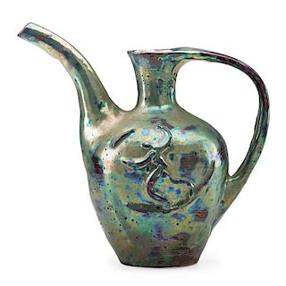 BEATRICE WOOD Pitcher with figures