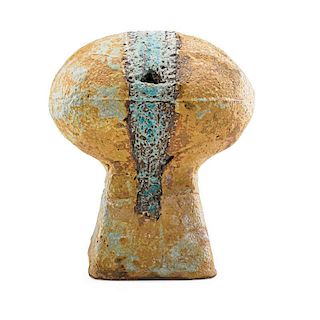 DANIEL RHODES Abstract stoneware sculpture