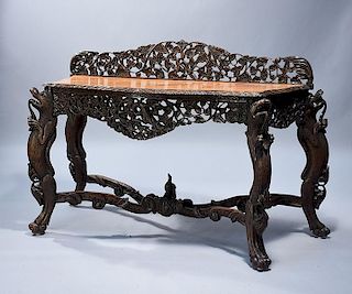 Carved Console