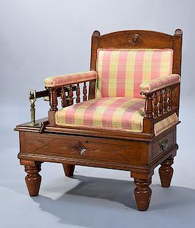 Victorian jockey scale chair