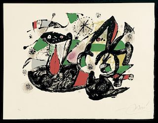 Miro, Joan,   Spanish 1893 - 1983,"Dorothea Tanning" published in conjunction with the book of the same name,M-929; C-233