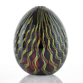 LINO TAGLIAPIETRA Glass vase, "Test Piece"
