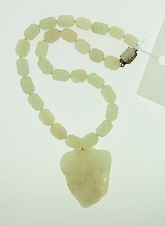 White Jade Necklace & Pendant