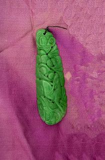 Spinach Jade Pendant