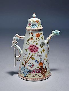 Chinese Export Coffeepot