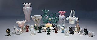 37 piece collection of Fenton art glass