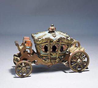 Prototype of Tom Thumbs wedding carriage
