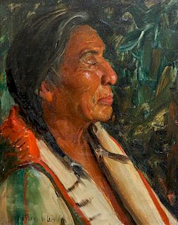 Kathryn Woodman Leighton, (American, 1875-1952), Chief Wildman