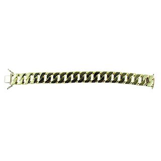 1970's Yellow Gold Cuban Link Bracelet