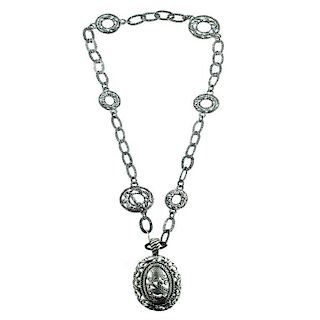 John Hardy Sterling Silver Pendant & Necklace