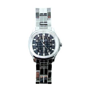 Rare Steel Patek Philippe Aquanaut Wrist Watch.