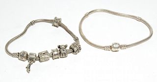 Pandora Silver Charm Bracelets, 2