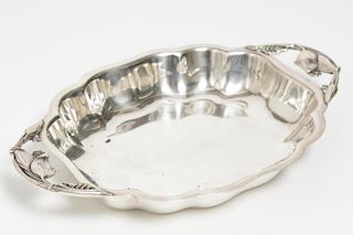 Jensen-Style Sterling Silver Serving Bowl, Durham