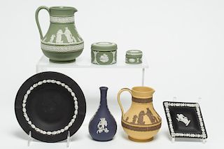 Wedgwood Jasperware Pottery, Group of 7 Items