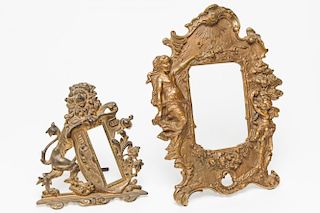 Victorian Bronze & Metal Picture Frames inc B&H, 2