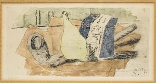 Georges Braque, Still Life-Lithograph
