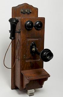Kellogg Crank Wall Mount Telephone ca. 1915