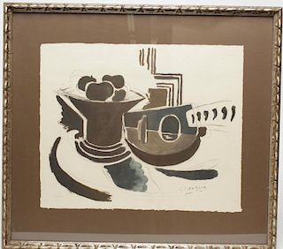 Georges Braque, "La Mandoline"- Lithograph