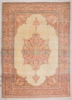 Antique Haji Jalili Tabriz Carpet, Persia: 9'5'' x 13'1''