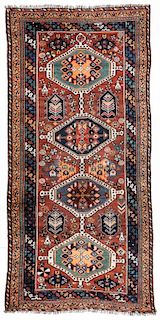 Antique Shiraz Rug: 4'3'' x 8'9''