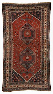 Antique Kazak Rug: 4'1'' x 7'7''
