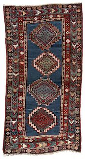 Antique Kazak Rug: 4' x 7'10''