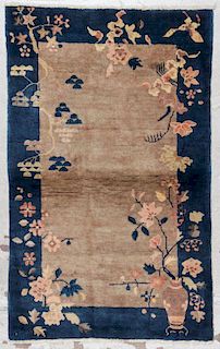 Antique Chinese Rug: 3' x 4'10''