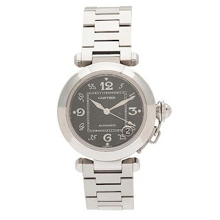 Cartier Pasha C Stainless Steel Automatic Wristwatch